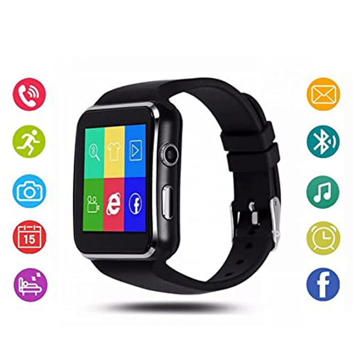 Hd Bluetooth Smart Watch With Sim/Memory/Camera - (X6 Hd)